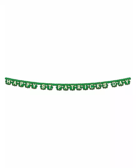 Guirlande Happy St. Patrick's Day verte 2 m, image 2