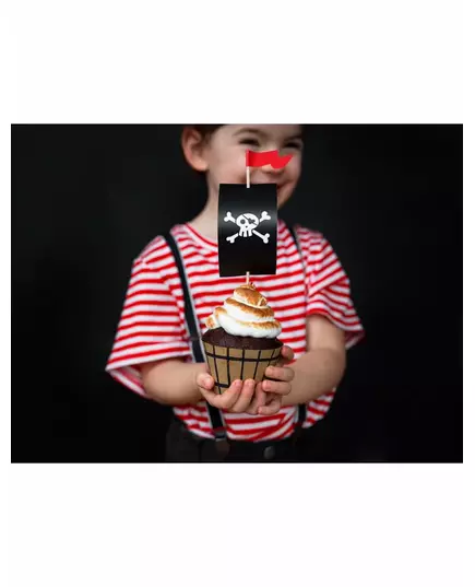 Kit à cupcake fête de pirate 4,8 x 7,6 x 4,6 cm - 20 cm, image 2