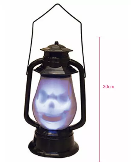 Lanterne lumineuse et sonore 30 cm Halloween, image 2