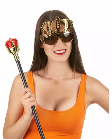 Lunettes avec couronne roi adulte, image 2