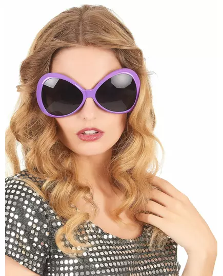 Lunettes disco adulte violet, image 2