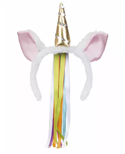 Serre-tête licorne avec bandes flashy femme, image 2