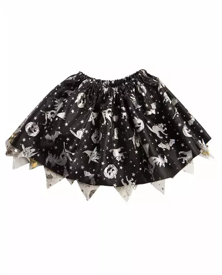 Zwarte en zilverkleurige Halloween tutu voor meisjes, image 2