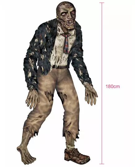 Zombie articulé Halloween 1m80, image 2