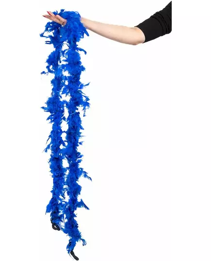 Donkerblauw gekleurde boa 40g, image 2