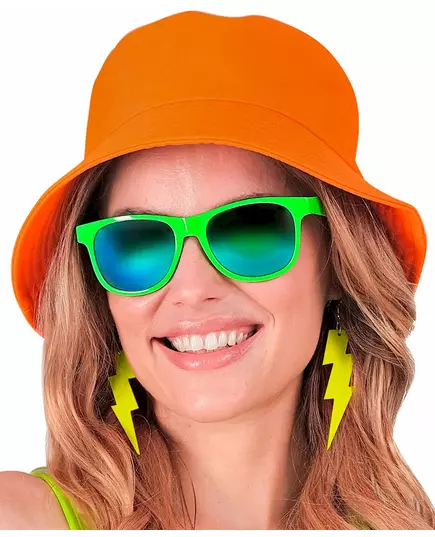 Visserhoedje neon oranje voor volwassenen, image 2