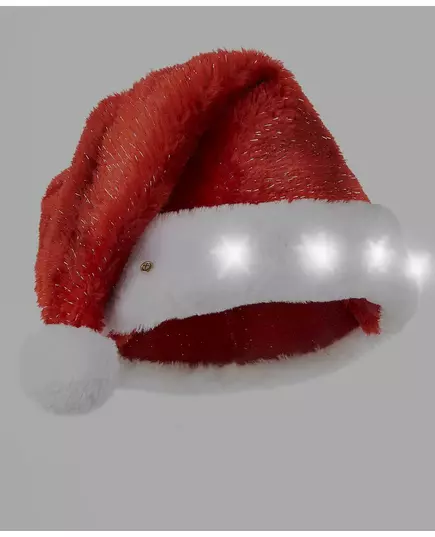 Bonnet de Père Noël rouge lumineux, image 2