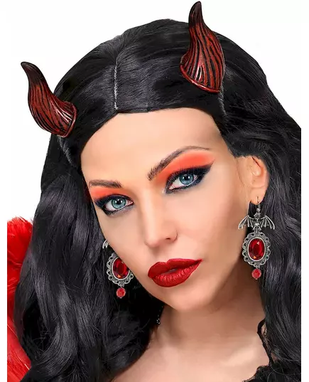 Rode gothic vleermuis oorbellen voor vrouwen, image 2
