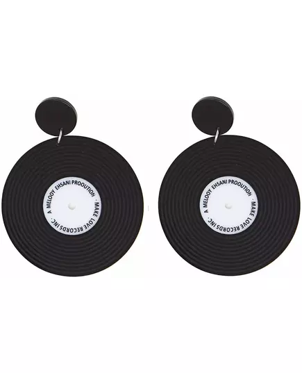 Boucles d'oreilles disques vinyles rétro adulte, image 2