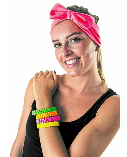 Roze ritssluiting armband voor volwassenen, image 2