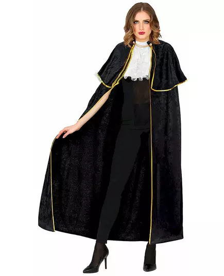 Cape séducteur vénitien avec jabot noir adulte, image 2