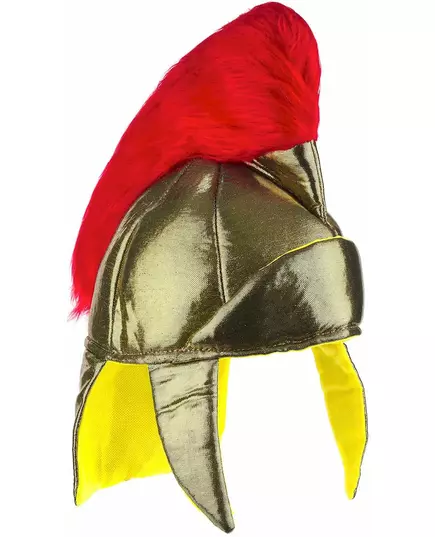 Goudkleurige Romeinse helm van schuim, image 2