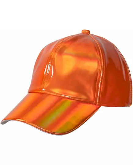 Casquette holographique orange adulte, image 2