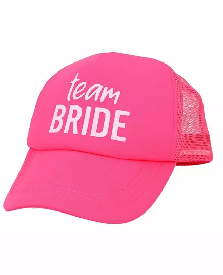 Casquette rose Team bride adulte, image 2