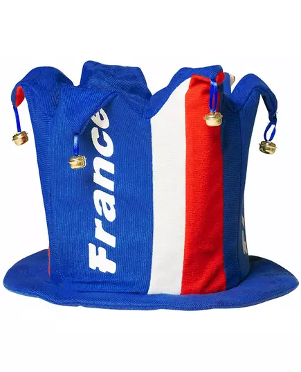 Casquette de supporter de France adulte avec clochette, image 2