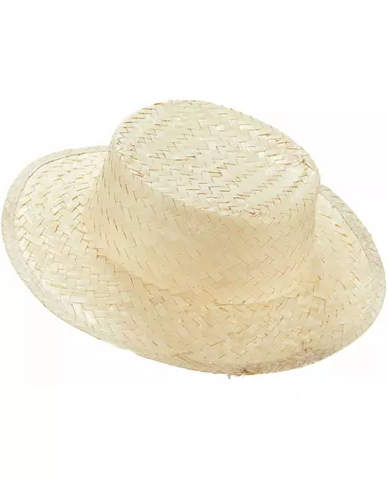 Chapeau canotier en paille adulte, image 2