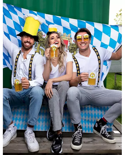 Chapeau chope de bière adulte, image 2