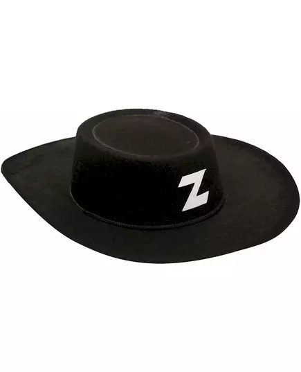 Chapeau de justicier masqué noir enfant, image 2