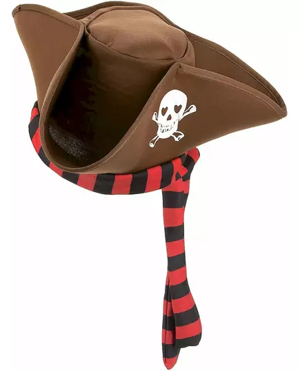 Bruine piratenhoed voor volwassenen, image 2