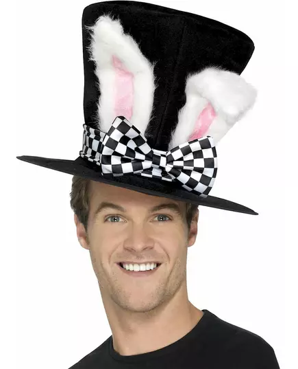Chapeau haut de forme lapin adulte, image 2