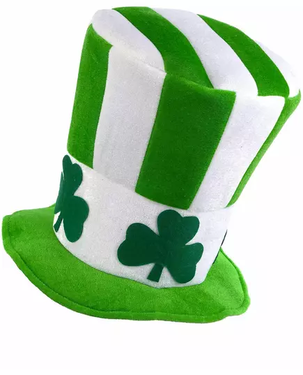 Groen-wit hoge hoed St Patrick's Day, image 2