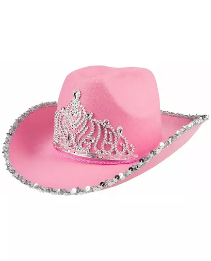 Roze prinsessen cowboy hoed voor volwassenen, image 2