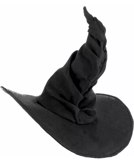 Chapeau sorcière velours noir adulte, image 2