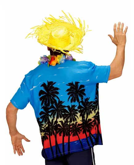 Toerist Hawaii blouse voor volwassenen, Maat: Medium, image 2