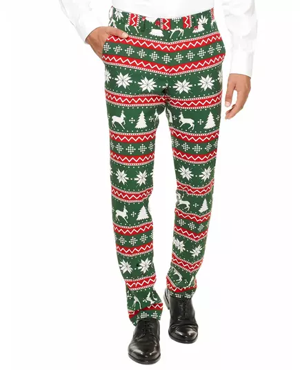 Mr. Festive Opposuits™ kerst kostuum voor mannen, Maat: Medium (EU 48–50), image 2