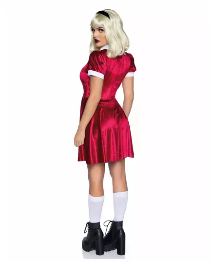 Déguisement baby doll rouge femme, Taille: Large (44–46), image 2