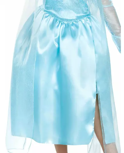 Klassiek kostuum Elsa de Frozen™ voor meisjes, Maat: 7–8 jaar (124–136 cm), image 2