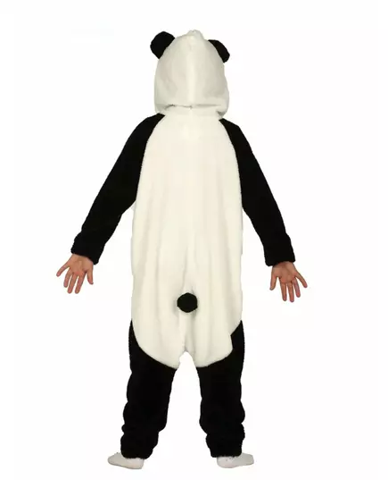 Panda kostuum met capuchon voor kinderen, Maat: 5–6 jaar (110–115 cm), image 2