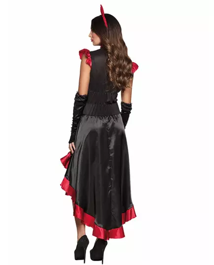Déguisement démon gothique femme Halloween, Taille: Small/Medium, image 2
