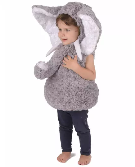 Grijze olifant kostuum voor kinderen, Maat: 18–24 maanden (86–92cm), image 2