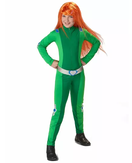 Groen Shock Spy-kostuum voor meisjes, Maat: S5–6 jaar(105–116 cm), image 2