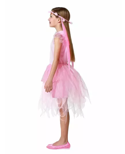 Déguisement fée rose pale fille, image 2