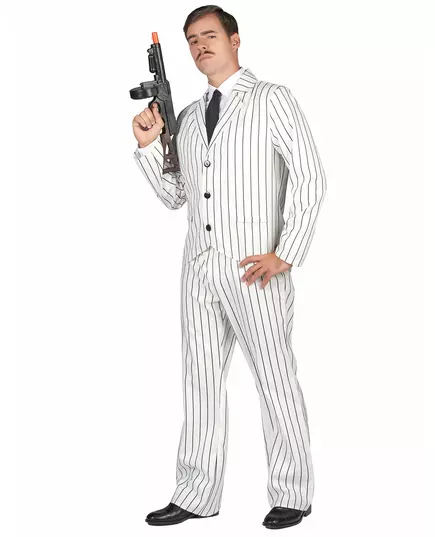 déguisement gangster blanc homme, Taille: Medium, image 2