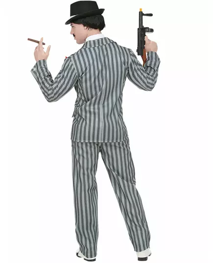 Vermomming van New Yorkse gangster voor mannen, Maat: Small, image 2