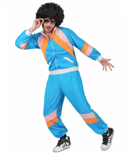 Retro trainingspak voor mannen, Maat: Medium, image 2