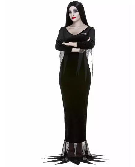 Morticia Addams Family™ kostuum voor dames, Maat: Large, image 2
