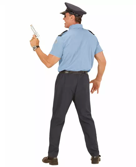 Blauw politiekostuum in grote maat voor volwassenen, Maat: XXX-Large, image 2