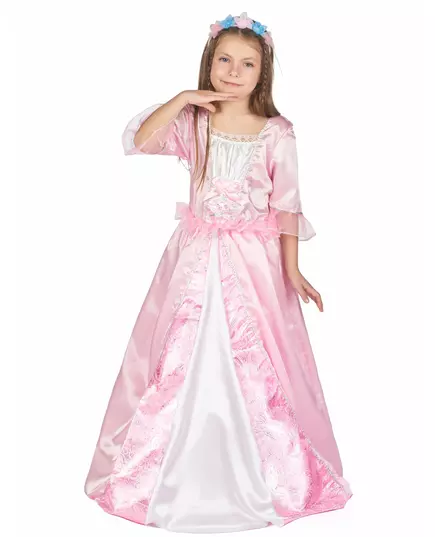 Costume de princesse avec couronne de fleurs pour filles, Taille: 4–6 ans (110–120 cm), image 2