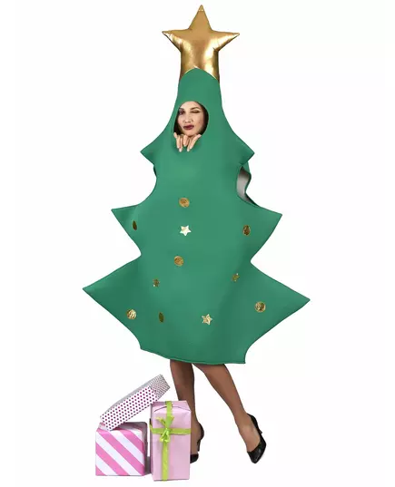 Kerstboom met piek kostuum voor volwassenen, image 2