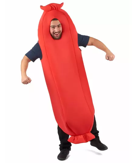 Déguisement saucisse rouge adulte, image 2