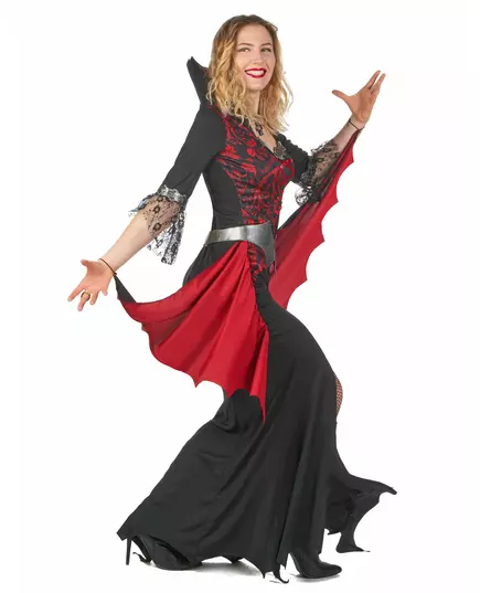 Déguisement vampire baroque femme, Taille: Large, image 2