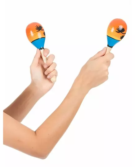 2 Maracas Hawaïennes en bois, image 2