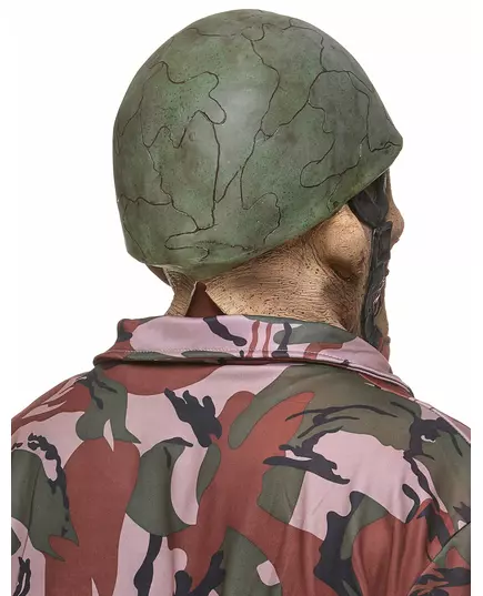 Masque latex soldat zombie adulte, image 2