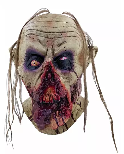 Masque zombie sanglant adulte Halloween, image 2