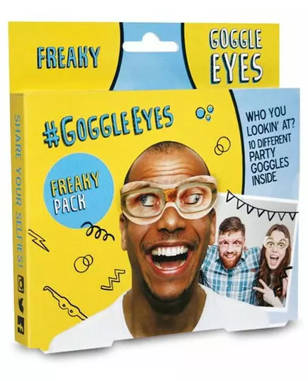 10 Paires de lunettes en carton Goggle Eyes, image 2