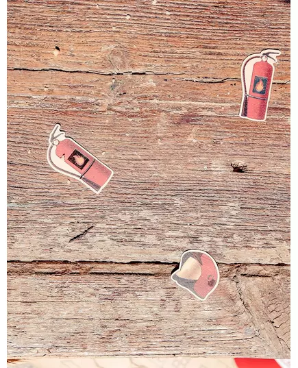 100 brandweer papieren confetti 2 tot 4,5 cm, image 2